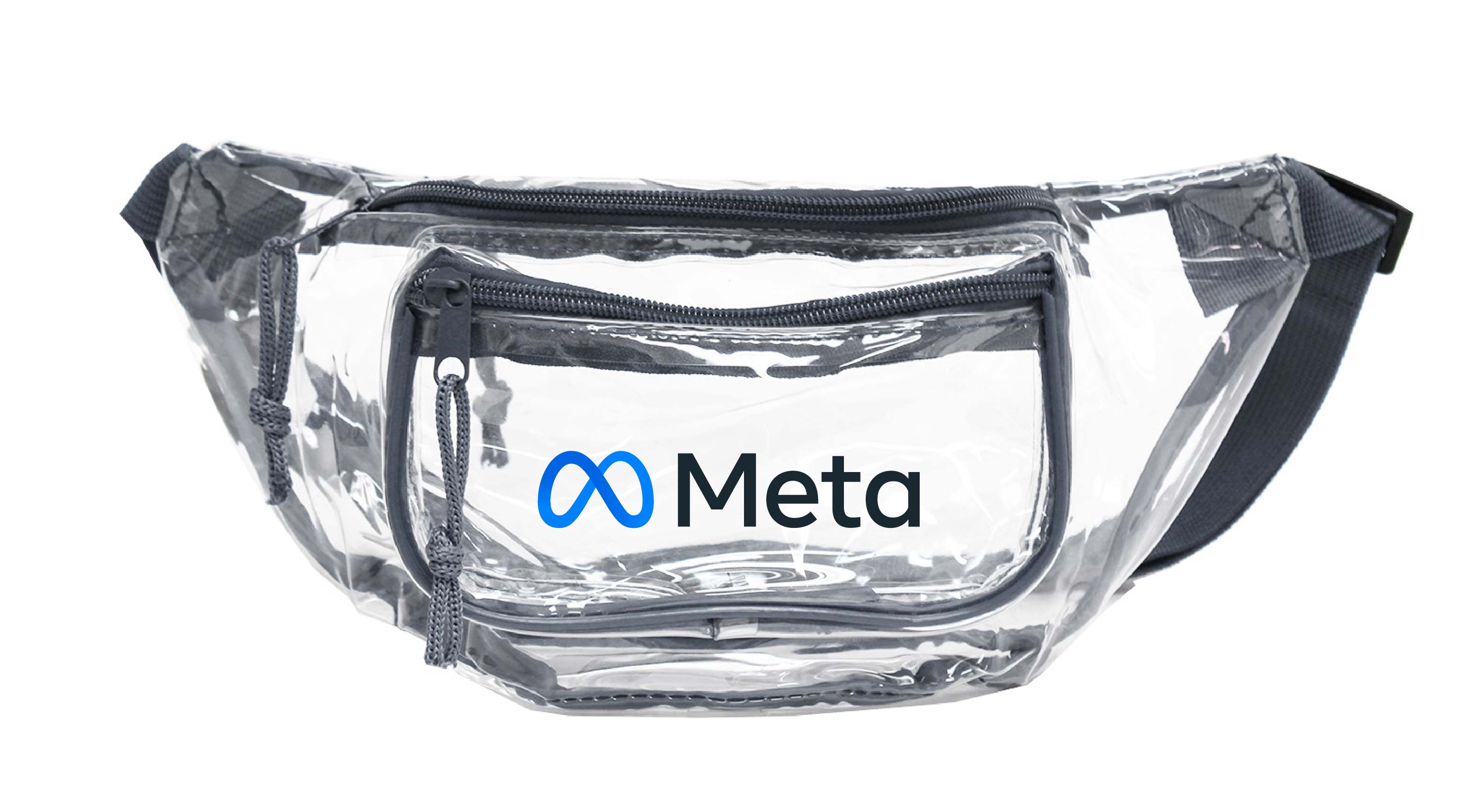 MULTI-COMPARTMENT STADIUM APPROVED CLEAR FANNY PACK